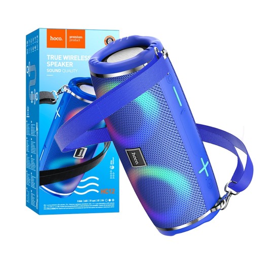 Hoco Sports Wireless Speaker HC12 FM/TF/AUX/USB 1200mAh BT V5.0 Blue Hoco Sports Wireless Speaker HC12 FM/TF/AUX/USB 1200mAh BT V5.0 Blue